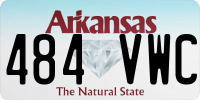 AR license plate 484VWC