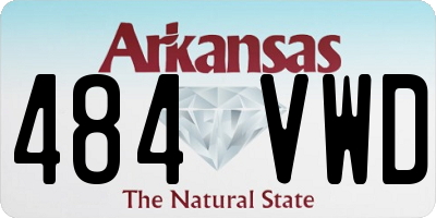 AR license plate 484VWD