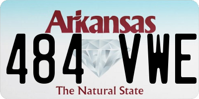 AR license plate 484VWE