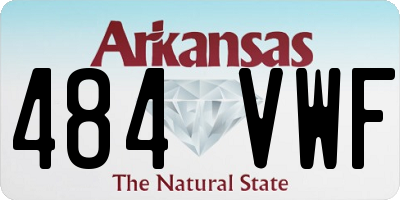 AR license plate 484VWF