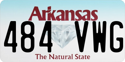 AR license plate 484VWG