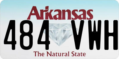 AR license plate 484VWH