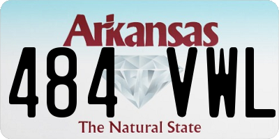 AR license plate 484VWL