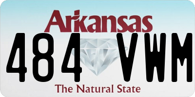 AR license plate 484VWM