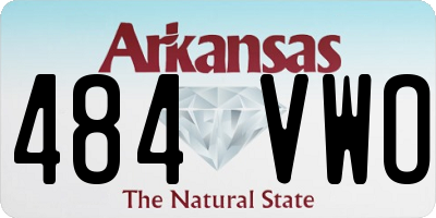 AR license plate 484VWO