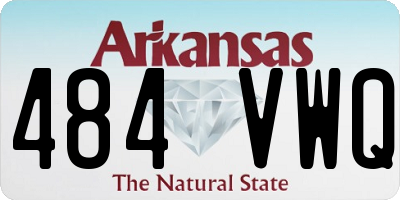 AR license plate 484VWQ