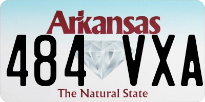 AR license plate 484VXA