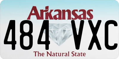 AR license plate 484VXC