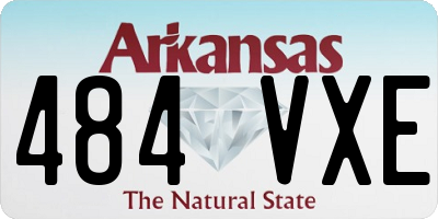AR license plate 484VXE