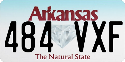 AR license plate 484VXF