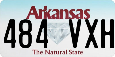 AR license plate 484VXH