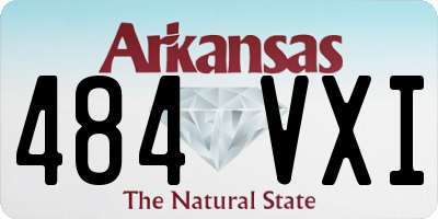 AR license plate 484VXI