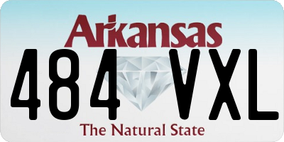 AR license plate 484VXL