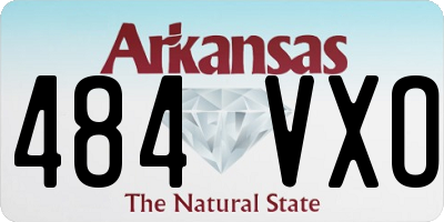 AR license plate 484VXO