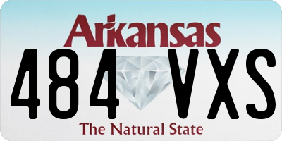 AR license plate 484VXS