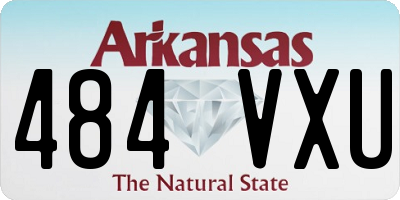 AR license plate 484VXU