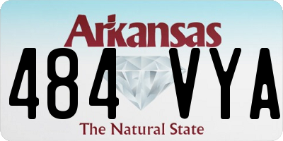 AR license plate 484VYA