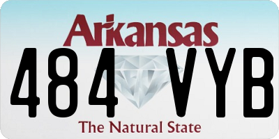 AR license plate 484VYB