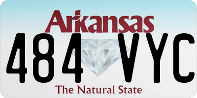 AR license plate 484VYC
