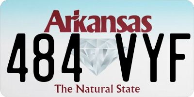 AR license plate 484VYF