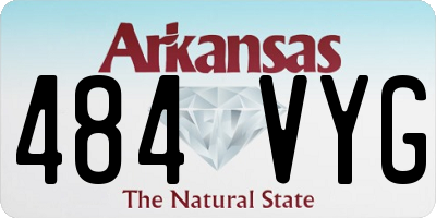AR license plate 484VYG