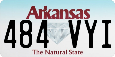 AR license plate 484VYI