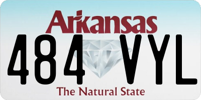 AR license plate 484VYL