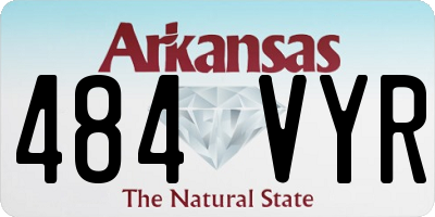 AR license plate 484VYR