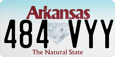 AR license plate 484VYY