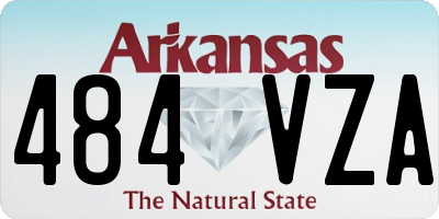 AR license plate 484VZA