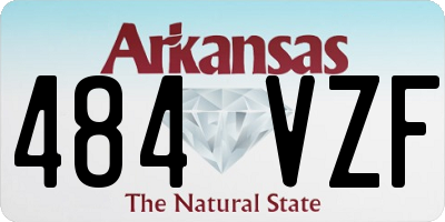 AR license plate 484VZF