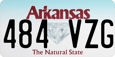 AR license plate 484VZG