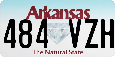 AR license plate 484VZH