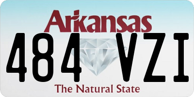 AR license plate 484VZI