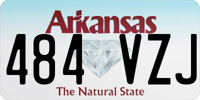 AR license plate 484VZJ
