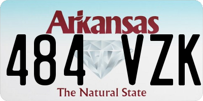 AR license plate 484VZK