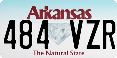 AR license plate 484VZR