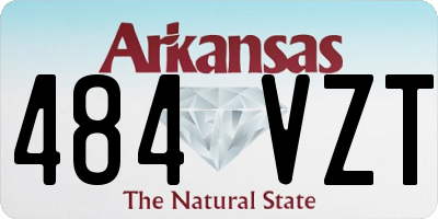 AR license plate 484VZT