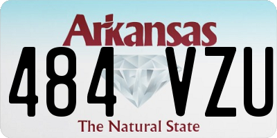 AR license plate 484VZU