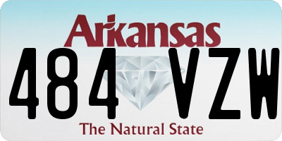 AR license plate 484VZW