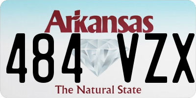 AR license plate 484VZX