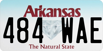 AR license plate 484WAE