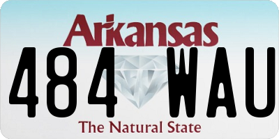 AR license plate 484WAU