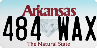 AR license plate 484WAX