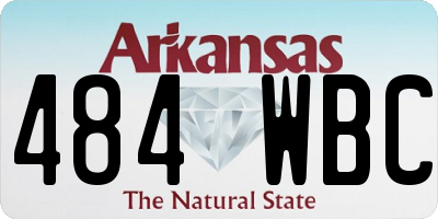 AR license plate 484WBC