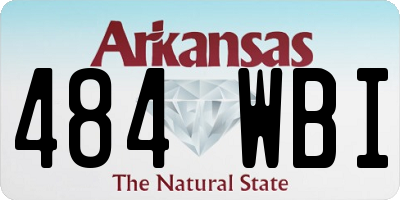 AR license plate 484WBI