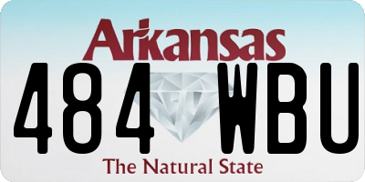 AR license plate 484WBU