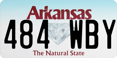 AR license plate 484WBY