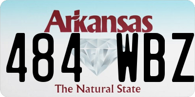 AR license plate 484WBZ