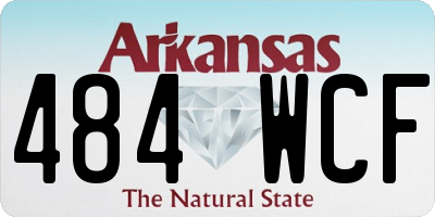 AR license plate 484WCF